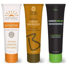 Hidden Flasks for Liquor For Women and Men - Discreet Hidden Sunscreen Alcohol Flask for Cruise, Events and Concerts | Secret Flasks for Liquor and Booze with Pour Spout | 24oz | Tipsy Tubes