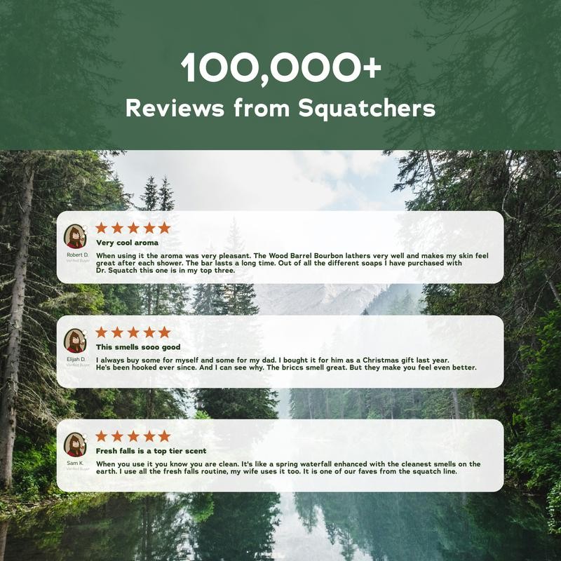 3-Pack of Dr. Squatch Natural Soap Best Sellers (w/ FREE