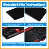 Partuto 1 Pair Windshield B Pillar Trim Panel NO.BB5Z-7820555-BB/BB5Z-7820554-AB Door