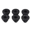 FITTG 6 Piece Engine Cover Mat 03G103184 382026 Black Car