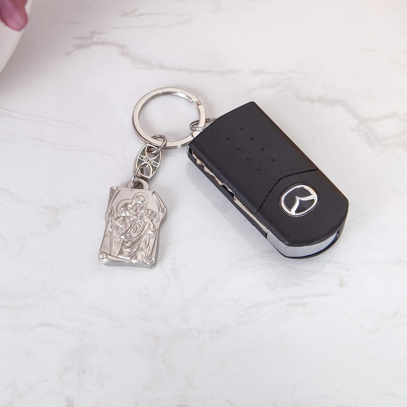 Fritz Cox® Patron Saint of Travellers - Saint Christopher Keyring