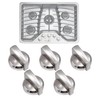 5PCS WB03X25796 Gas Cooktop Knob Fits for ge Profile Stove