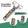 Soft-Close Hinges Stainless Steel, Cabinet & Furniture Hinges, Door Hinges