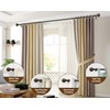 KAMANINA Curtain Rods for Windows 48 to 84 Inch, Antique