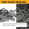 40PCS 8-32 Machine Screws, 2 inch Stainless Steel Extra Long