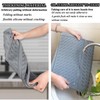 Silicone Dish Drying Mat for Kitchen Counter, Collapsible Trifold Large