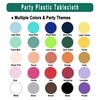 White Plastic Tablecloths 2 Pack Disposable Table Covers 84 Inch