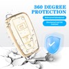 MILD EAST for Toyota 4Runner Key Fob Cover with Keychain,