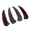 Pair of Rear Bumper Side Vent Spoiler Trim Left Right