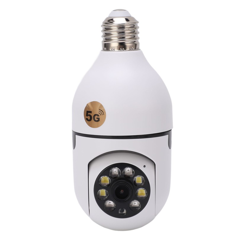 Lamp Holder Camera Wireless 360 Degree 2.4GHz and 5G WiFi