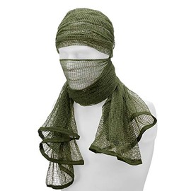 Brandit Commando Net Scarf Various (Camouflage) Colours 190 x 90 cm, black