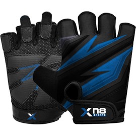 Xn8 Weight Lifting Gloves Non-Slip Breathable Gym Gloves Women Men for Bodybuilding Training Powerlifting Cycling Padded Palm Protection Workout Gloves