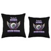 Vision Board Today's Agenda Eyeball with WIngs Throw Pillow