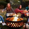 Fire Pit Spark Screen,36inch Heavy Duty Foldable Fire Pit Cover,Outdoor