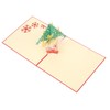 Greeting Card Three Dimensional Christmas Special Shape Decorative Paper with