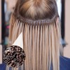 200 PCS Hair Extensions Beads 4mm Silicone Lined Micro Links