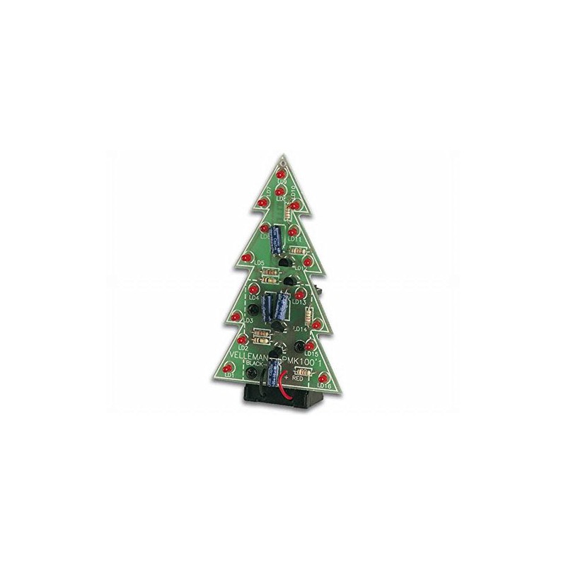 Velleman Mini Kits MK100 Weihnachtsbaum mit Blinkenden LED