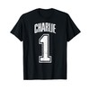 Charlie Supporter Number 1 Greatest Fan T-Shirt