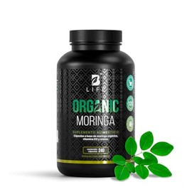 B Life Moringa Orgánica 240 Cápsulas | 1000mg por Porción | Superalimento | Potenciado con Cromo y Vitamina D3 | Organic Moringa.