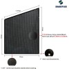 SHADEPLUS 9'x7' RV Awning Side Shade Black Mesh Sun Screen