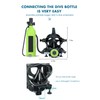 Diving Mask Adult Full Face with Camera Mount, MODJUEGO Adjustable