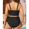 Trajes de baño de dos piezas de talla grande, bikini