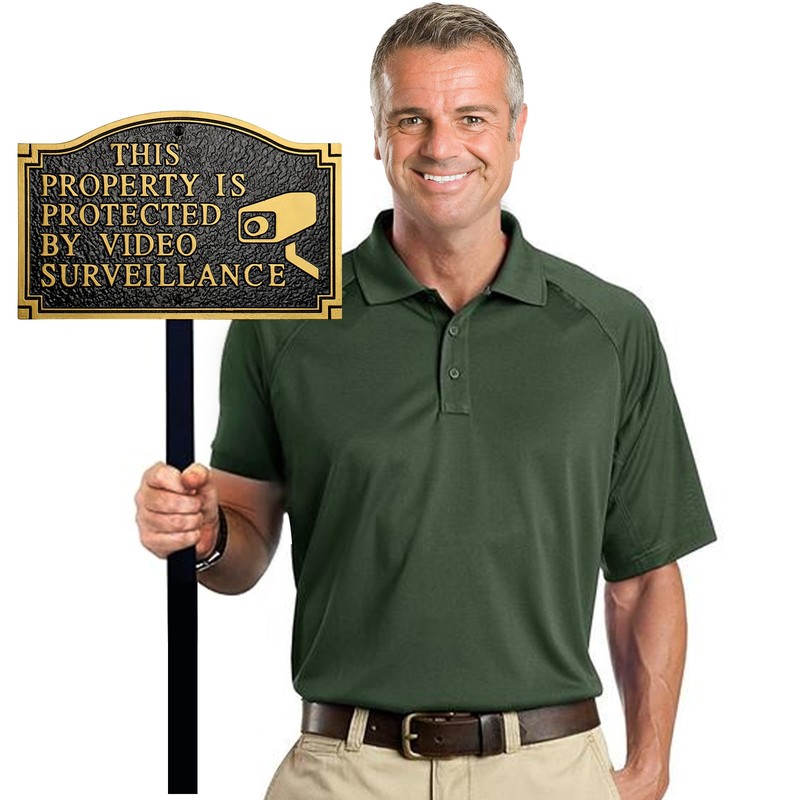 Morgtta Video Surveillance Signs, Home Security Camera - Thick and