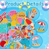 EMORBALS 32 Pcs Summer Theme Iron on Patches, Embroidered Sunny