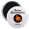 CafePress Salem Massachusetts Magnet 2.25" Round Magnet, Refrigerator Magnet