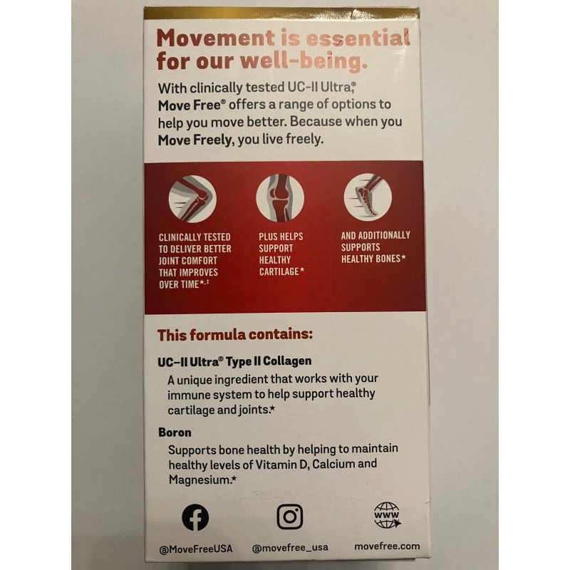 Move Free Ultra Triple Action Supports Joint Health Cartilage &