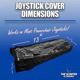 Powerchair Joystick Weather and Rain Cover for Jazzy, Evo, Pride Mobility Electric Wheelchairs