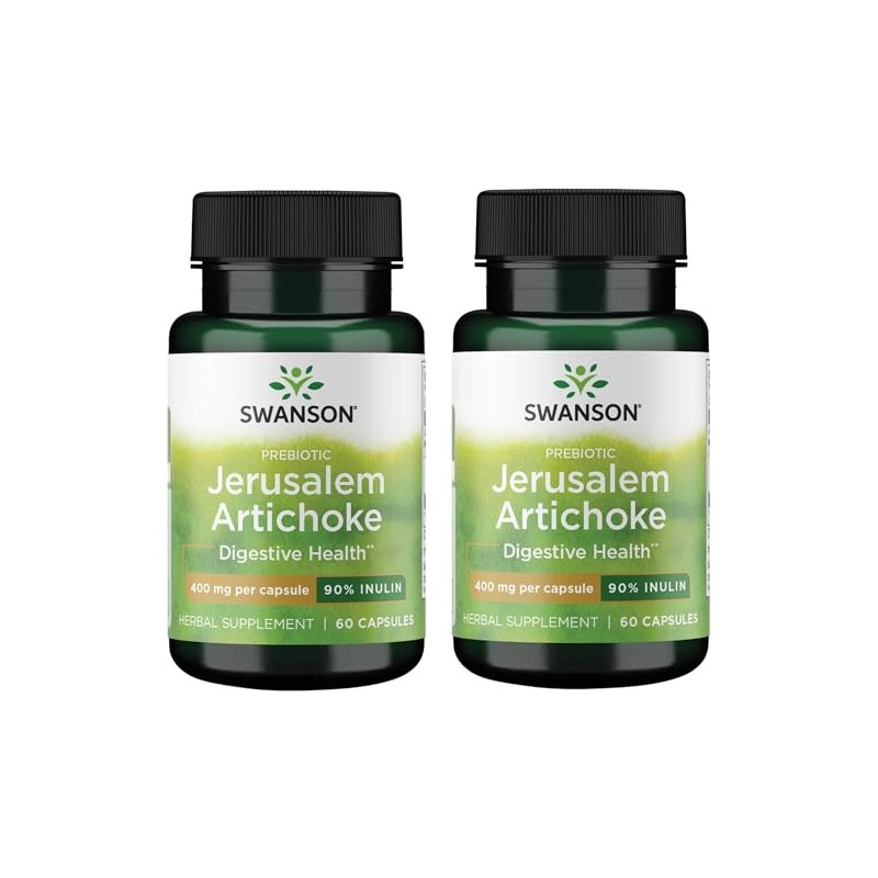 Swanson Prebiotic Jerusalem Artichoke - 90% Inulin 400 mg 60