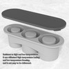 Hollow Cylinder Ice Cube Tray Quick Release Silicone High Low