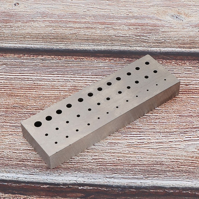 36 Holes Steel Drilling Carving Hole Punching Plate Watch Repairing