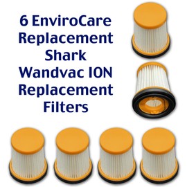 EnviroCare Replacement Vacuum Cleaner Filter Designed to fit Shark ION W1 Cordless Handheld Vacuum models WV200, WV201, WV205, WV220 6 Filters