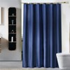 Lindong Basic Shower Curtain, 240 x 200 cm, Thick Fabric,