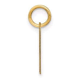 GlittersandGold 14KY Letter K Initial Pendant Bracelet Necklace