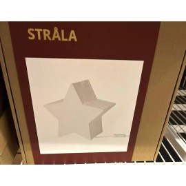 Ikea STRALA Table lamp, star-shaped/wh