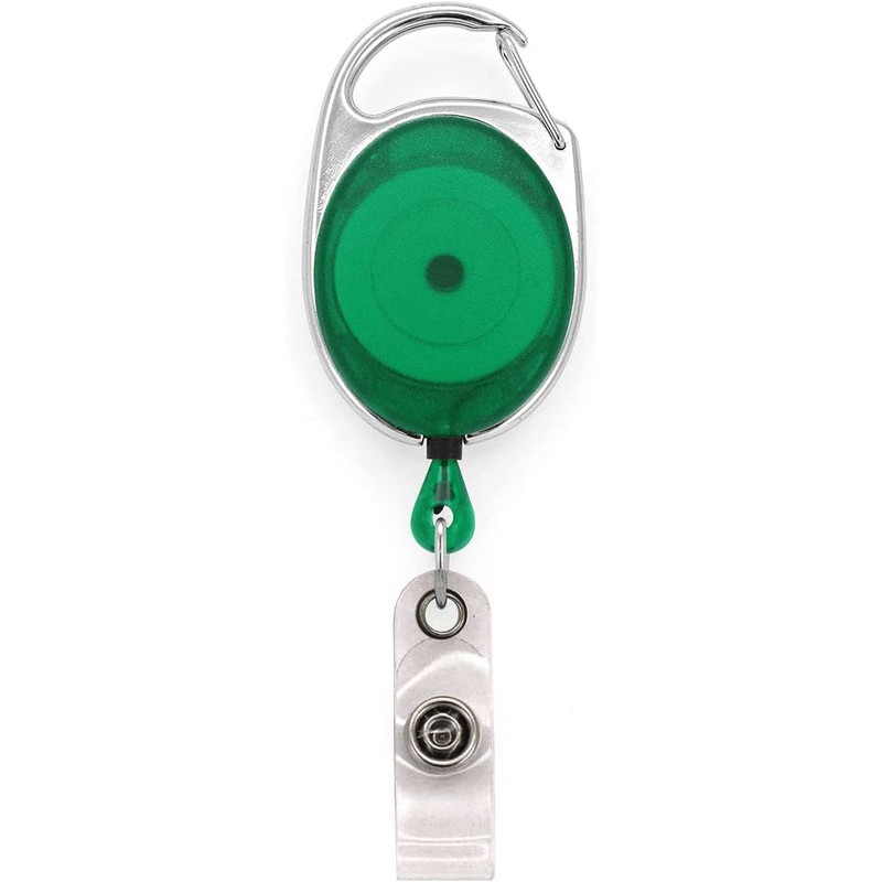 4 Piece ID Badge Set Green | Set Includes Metal