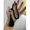 Genuine Black AgateOrthodox Christian Rosary Prayer Beads, Chotki, 10mm-33 beads