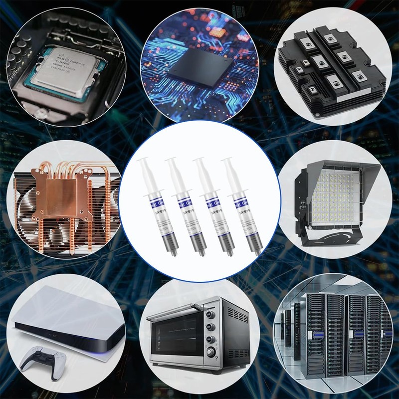 PYEUIFT 4 pcs HY-510 Cooling Paste for CPU Thermal Paste