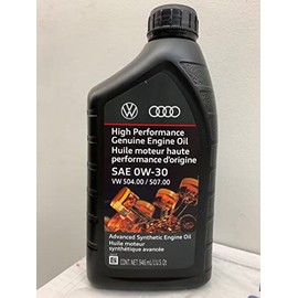 GENUINE Volkswagen High Performance Genuine Engine Oil SAE 0W-30 VW 504.00/507.00