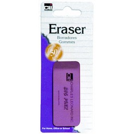 Charles Leonard Pink Pencil Eraser (80791)