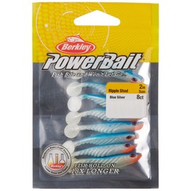 PowerBait Ripple Shad Blue Silver 2in | 5cm