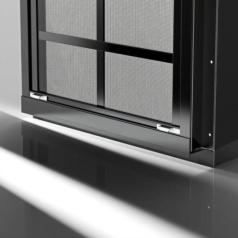 Shineforu 18" x 23" Black Shed Windows 2 Pack,Small Windows