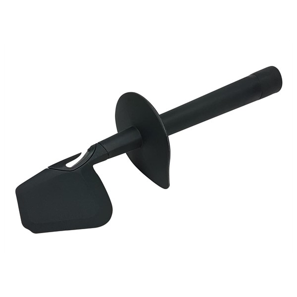 Lichtblau Spatula 2857 with Safety Collar Suitable for Thermomix TM31 TM5 I Dough Scraper Replacement Part for Vorwerk Food Processor I Spatula Food Safe Plastic Colour Dark Grey