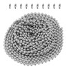 OUNONA Ball Chain 3 Meters Length 2.4MM Diameter with 10