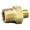 [RoHS] Flowbar Brass Different Diameter Nipple GRN(R)-0804-BS 1" x 1/2