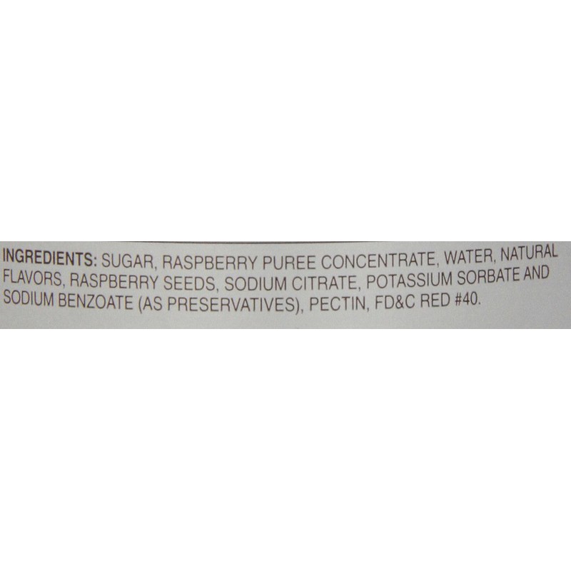 Monin Fruit Puree, Raspberry, 33.8 Ounce Bottles