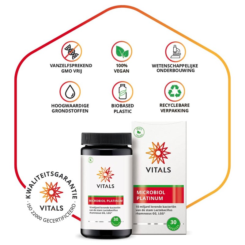 Vitals - Microbiol Platinum 30 Capsules Highest Dose of Lactobacillus